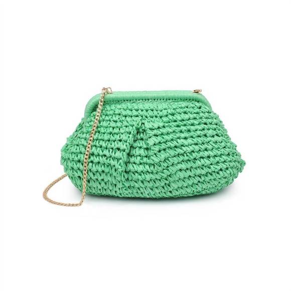 NEW URBAN EXPRESSION women's sage clutch in green - Picture 2 of 3
